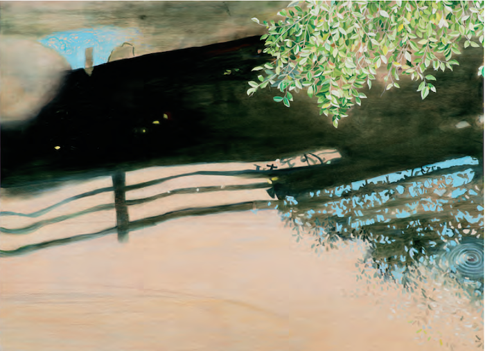 Reflection at Tea House