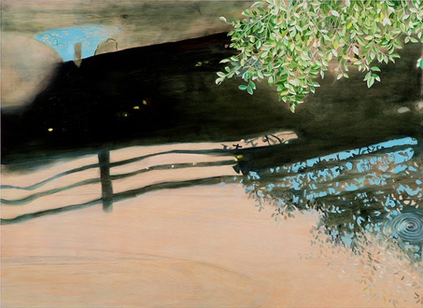 Reflection at Tea House