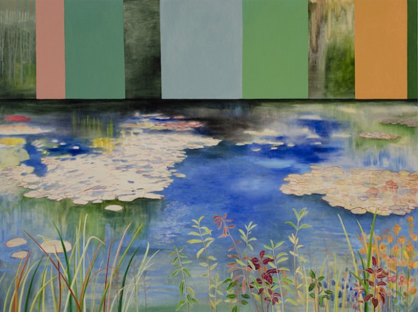 Landscape Memories, 2016, oil on canvas, 60 x 80 inches