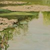 Waterlilies, 2015, oil on wood panel, 24 x 24 inches