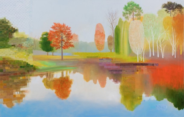 Bright September  2017  oc  42x66 inches